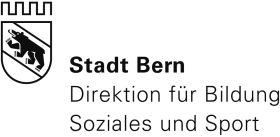 Logo Stadt Bern, Direktion für Bildung, Soziales und Sport