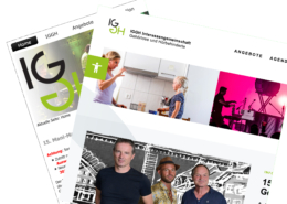 Bild neue Webseite überlagert alte Webseite