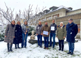 Foto Übergabe Spendencheck und Gratulation