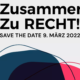 Visual: Zusammen. Zu recht!
