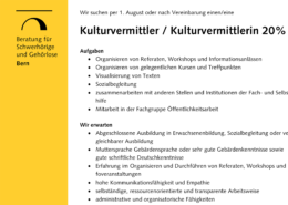 Bild Stellenausschreibung Kulturvermittler:in