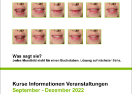 Titelbild Heft «Kurse Informationen Veranstaltungen»