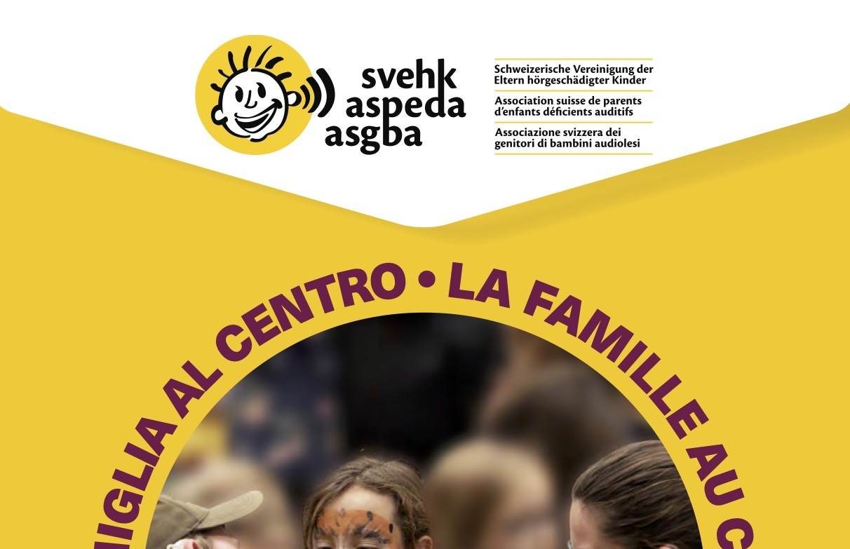 Plakat Familie im Zentrum