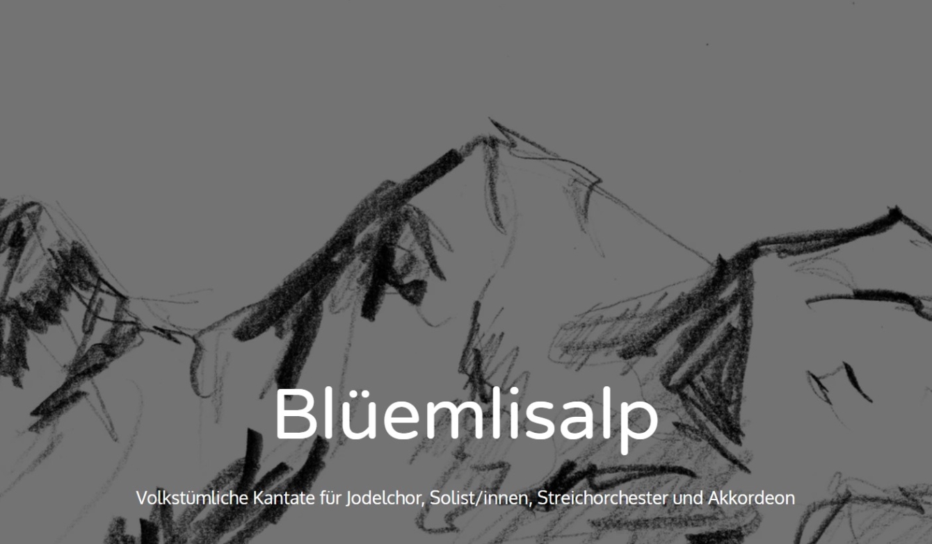 Illustration Blüemlisalp Kantate
