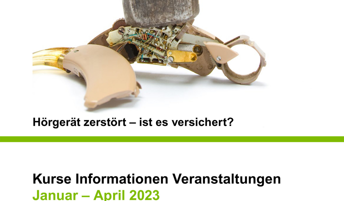 Ausschnitt Titelseite Heft «Kurse Informationen Veranstaltungen.»