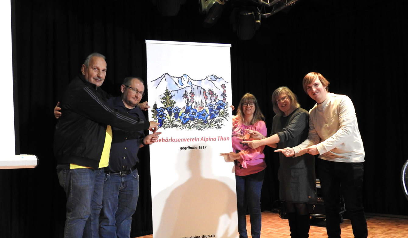 Neuer Rollup mit dem Vereinslogo