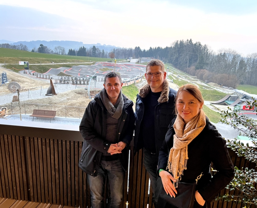 Aussichtsfoto Gelände Swiss Bike Park