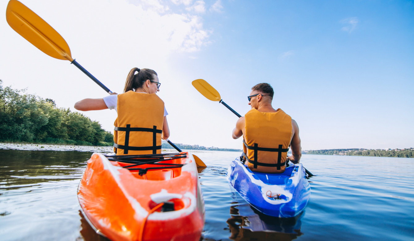 Kanufahren auf dem Bielersee