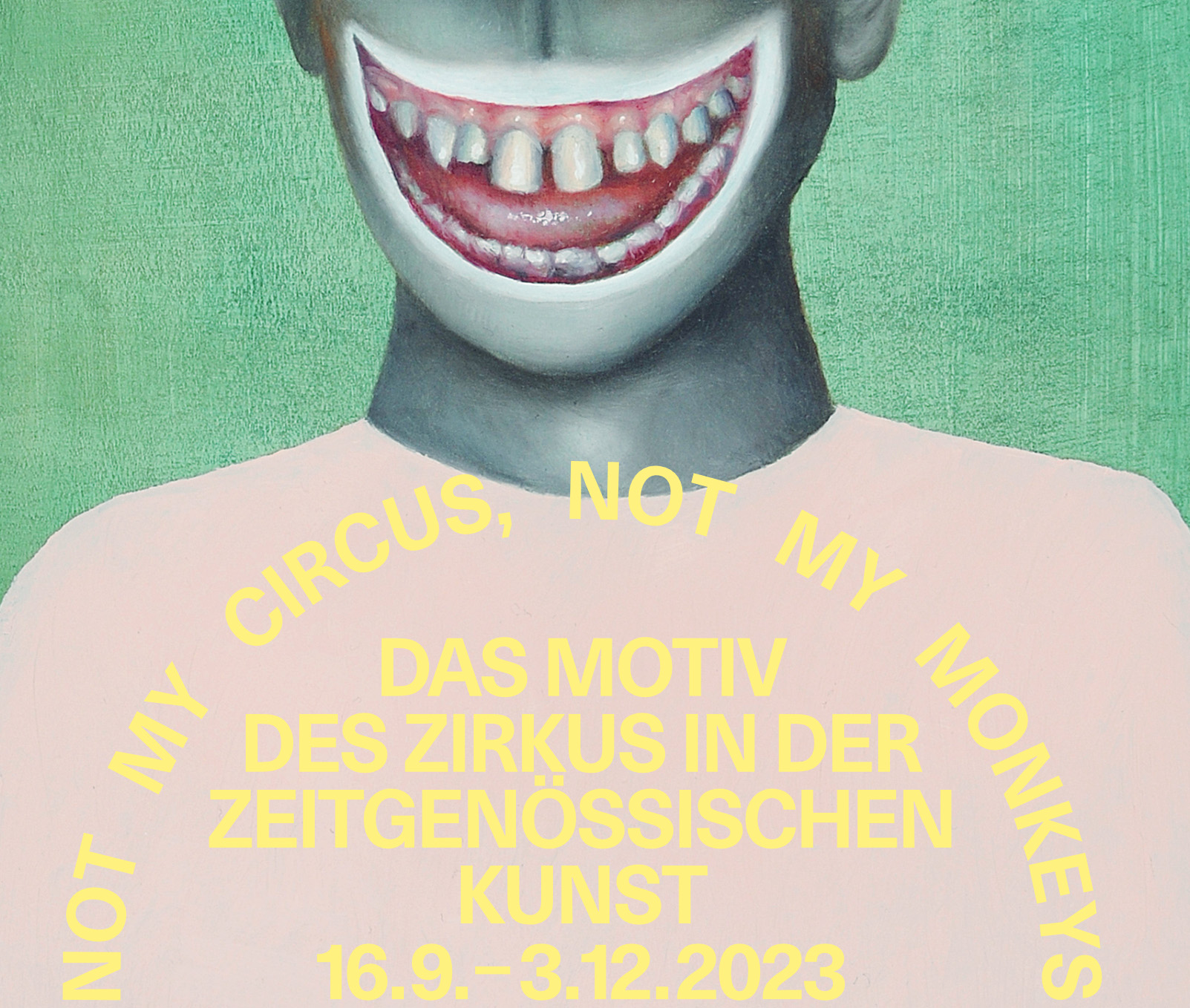 Visualbild Ausstellung «Not my circus, not my monkeys»