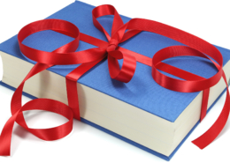 Illustration Buch als Geschenk