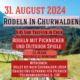Flyer mit einer Rodelbahn im Hintergrund. Im Vordergrund lesen wir: Rodeln in Churwald, 10.45 Uhr Treffen in Chur, Rodeln mit Picknicken und Outdoor Spiele. Mitnehmen: Billet bis nach Churwalden lösen, Snacks und Getränke für Picknick, Teilnehmerbeitrag 5 Franken. Danach folgt QR-Code von der Webseite www.eagle-eye.ch